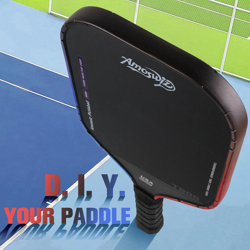 [AUSTRALIA] - Pickleball Edge Guard Tape, Pickleball Protection Tapes 3 Pcs, Gradiant Color Edge Tape, 23MM & 26MM Width, No Wrinkling Edge Guard for 13MM & 16MM & 20MM Thicknesse Paddles Red to Black to Blue Gradiant 