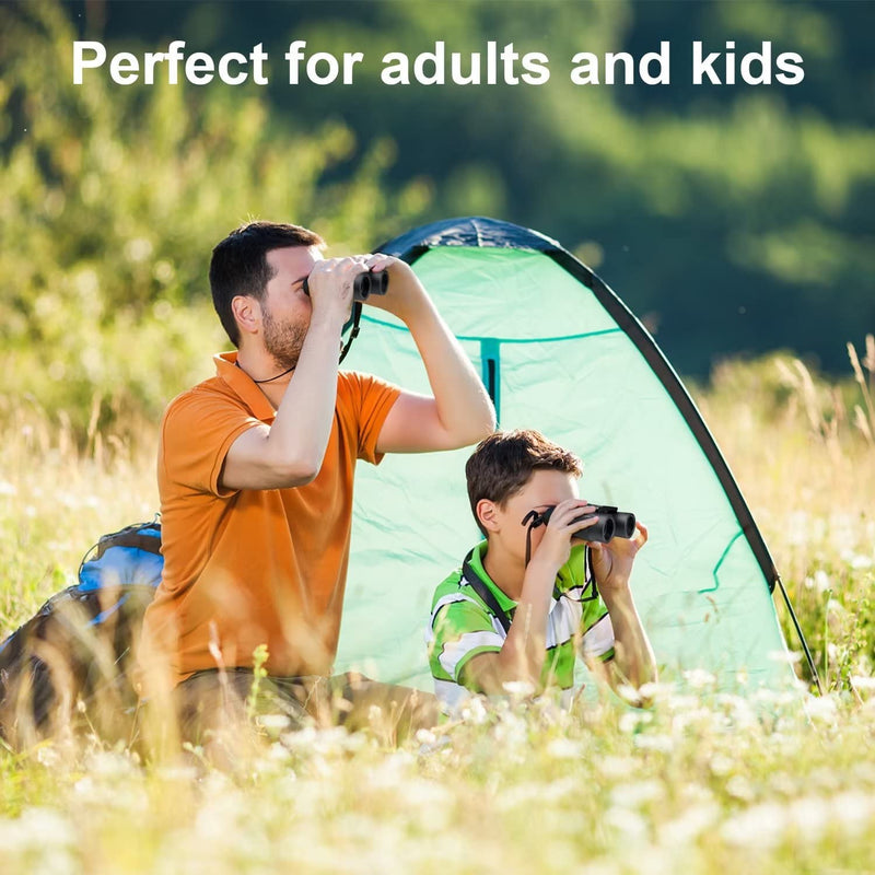 12X25 Mini Pocket Binoculars for Adults Kids, Small Compact Binoculars for Bird Watching, Opera Concert 12X25-Black