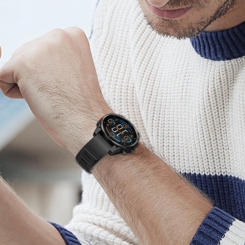 22mm Bands Compatible with Garmin Fenix 8 47mm/Fenix 7/7 pro/6/6 pro/5/5 plus,Quickfit Watchband for Tactix 8 AMOLED-47mm/Descent G2/G1 Solar/Epix Pro 47mm/Forerunner 965/955/945