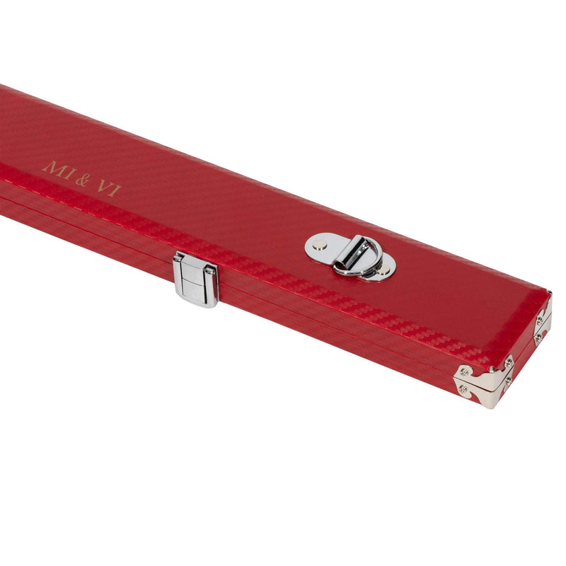 MI&VI High-Density Bow Case for (1) Single Violin/Viola/Cello Bow with Adjustable Shoulder Strap - By MIVI Music (Red) Red