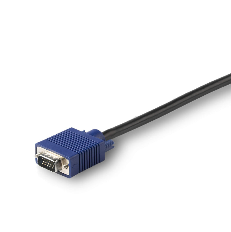 StarTech 6ft / 1.8m USB VGA KVM Console Cable for Rackmount, 1920 x 1200 | Crystal-clear high-definition picture, Fits variable rack configurations, Multiple lengths available