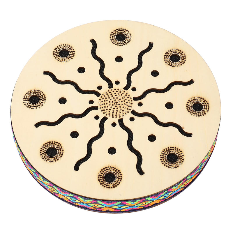 Portable, Authentic Ethnic Sound, Maple Percussion Instrument, 8in, for Meditation, Relaxation, Music Therapy, Home Decor, School