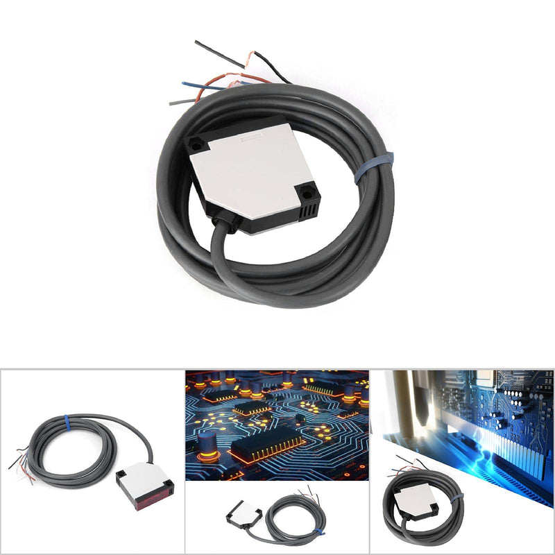 [AUSTRALIA] - E3JK-R4M1 IP65 ABS Shell Specular Reflective Photoelectric Sensor Sensor Switch (DC12-24V 500mm) 