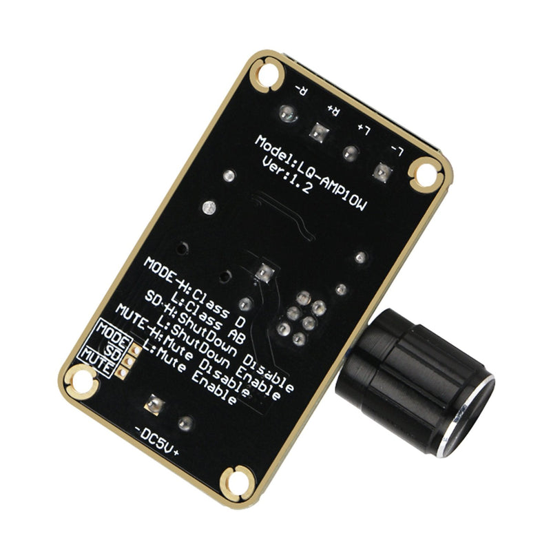 [AUSTRALIA] - DROK Audio Amplifier Board, 5W+5W Mini Amplifier Board PAM8406 DC 5V Digital Stereo Power Amp 2.0 Dual Channel Class D Amplify Module for Speaker Sound System DIY 