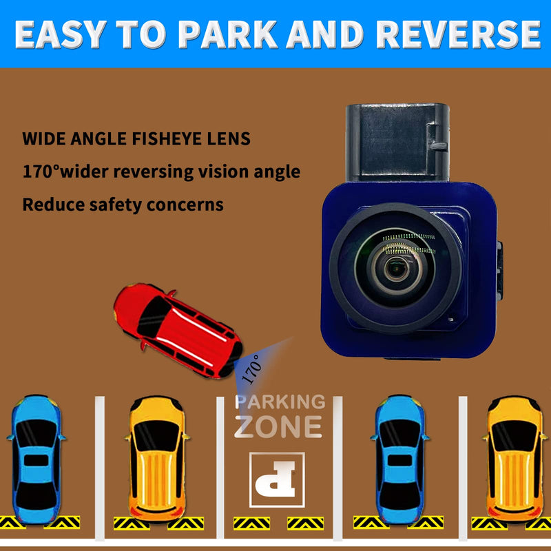 DM5Z-19G490-A Rear View Back Up Parking Assist Camera Compatible with Ford C-Max Energi C-Max Hybrid 2013 2014 2015 2016 Replaces DM5Z19G490A DM5Z-19G490-B