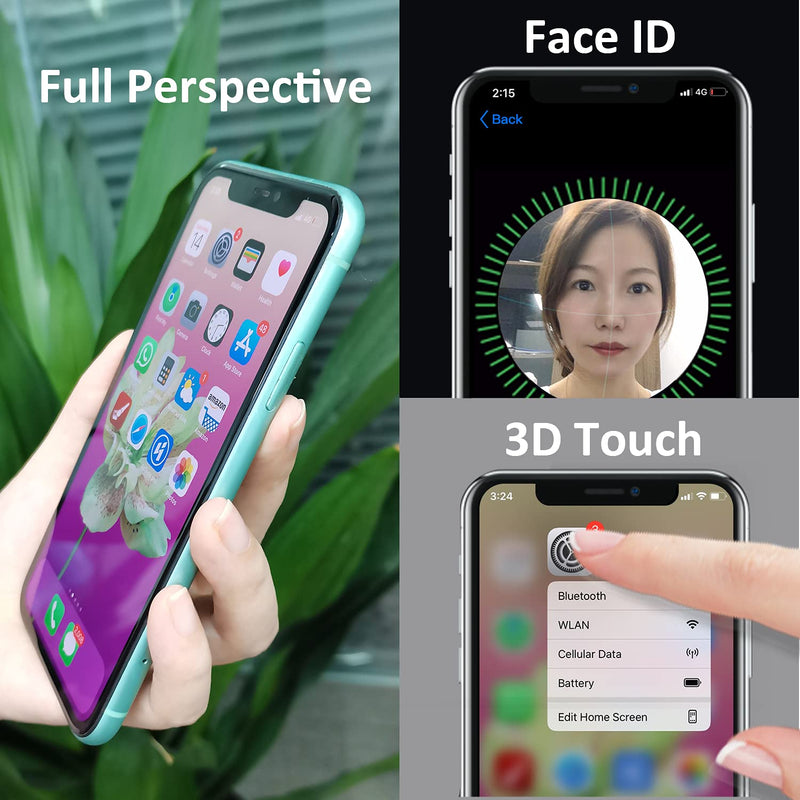 Brinonac for iPhone X OLED Screen Replacement Kit, 5.8 inch 3D Touch Screen Display Digitizer Frame Assembly Set with Repair Tools and Tempered Glass Protector