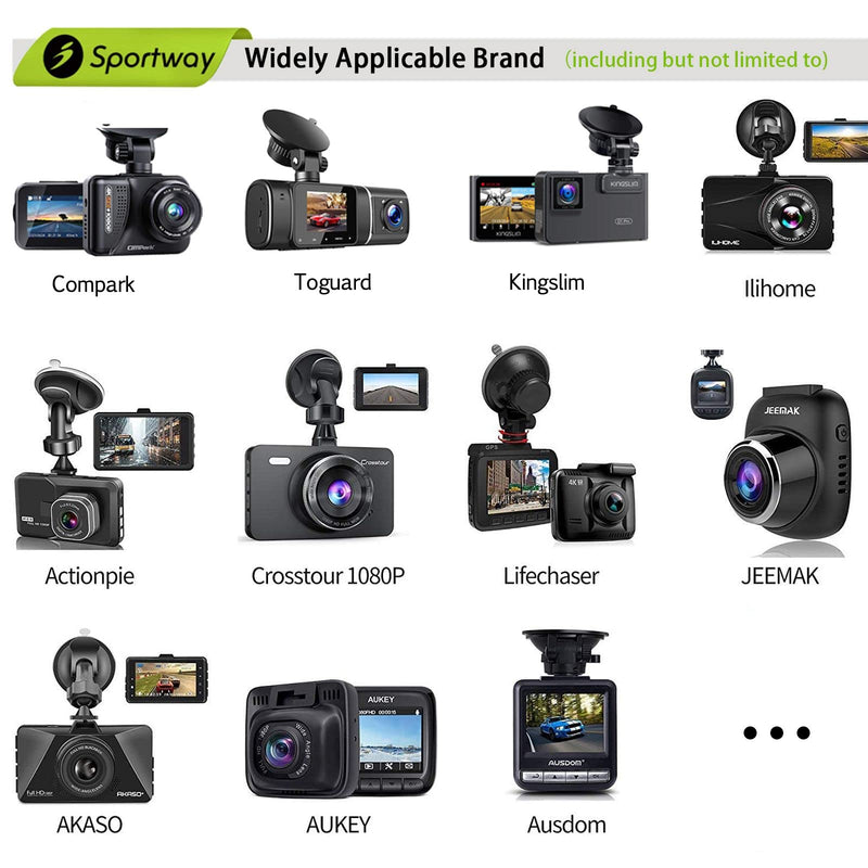[AUSTRALIA] - S80 Dash Cam mount, Dash Cam Mirror Mount Holder with 16pcs Joints for Rove APEMAN CHORTAU Roav Nexar iiwey YI Z-Edge Old Shark KDLINKS Crosstour VANTRUE GoPro... 99% Car Dash Cameras DVR GPS 