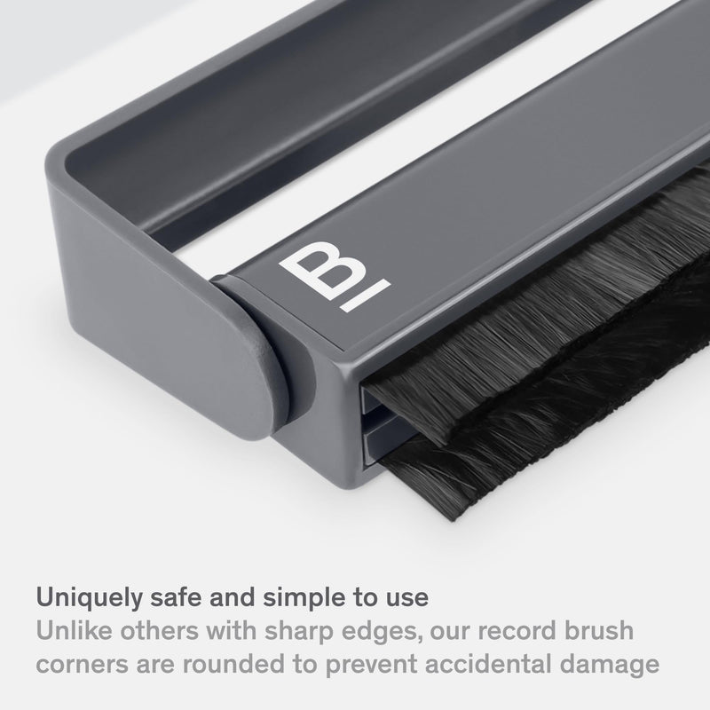 Record Cleaner Kit - 2-Piece Vinyl Record Cleaning Kit Includes Vinyl Record Brush & Stylus Cleaner - Carbon Fiber Anti-Static Vinyl Brush & Stylus Brush
