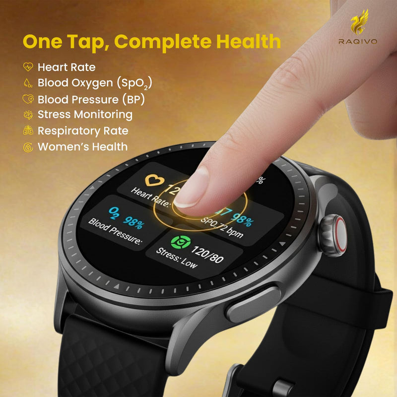 GTR3 Smartwatch for Men Women - 1.43" AMOLED Display, Bluetooth Calling, AI Voice Assistant, Heart Rate Sleep Tracking, 120+ Sports Modes, 10-Day Battery, Gift Box