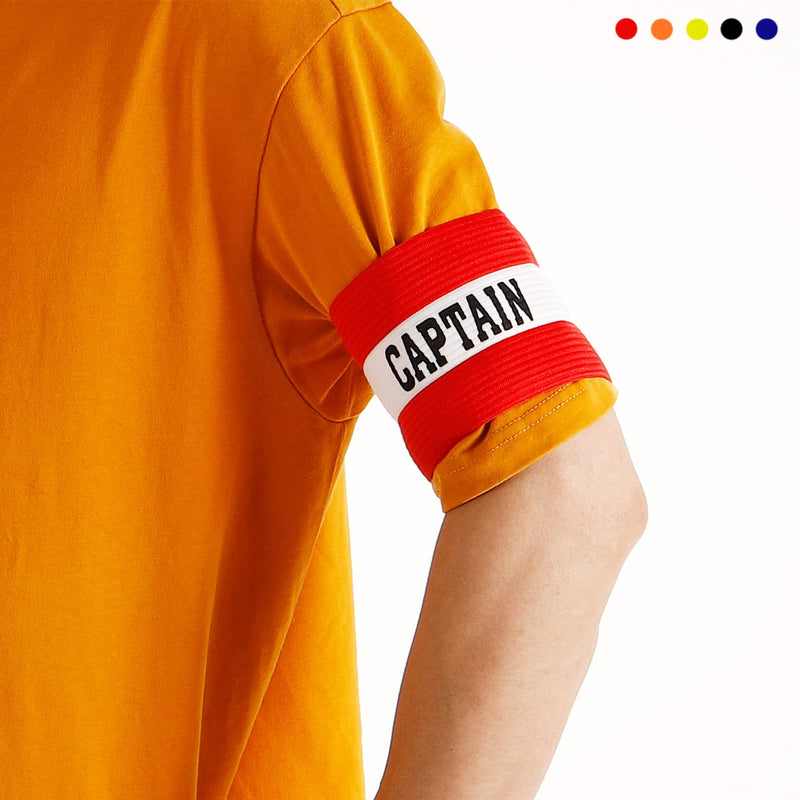 [AUSTRALIA] - PATIKIL Captain's Armband, Elastic Arm Band for Soccer Training Red 