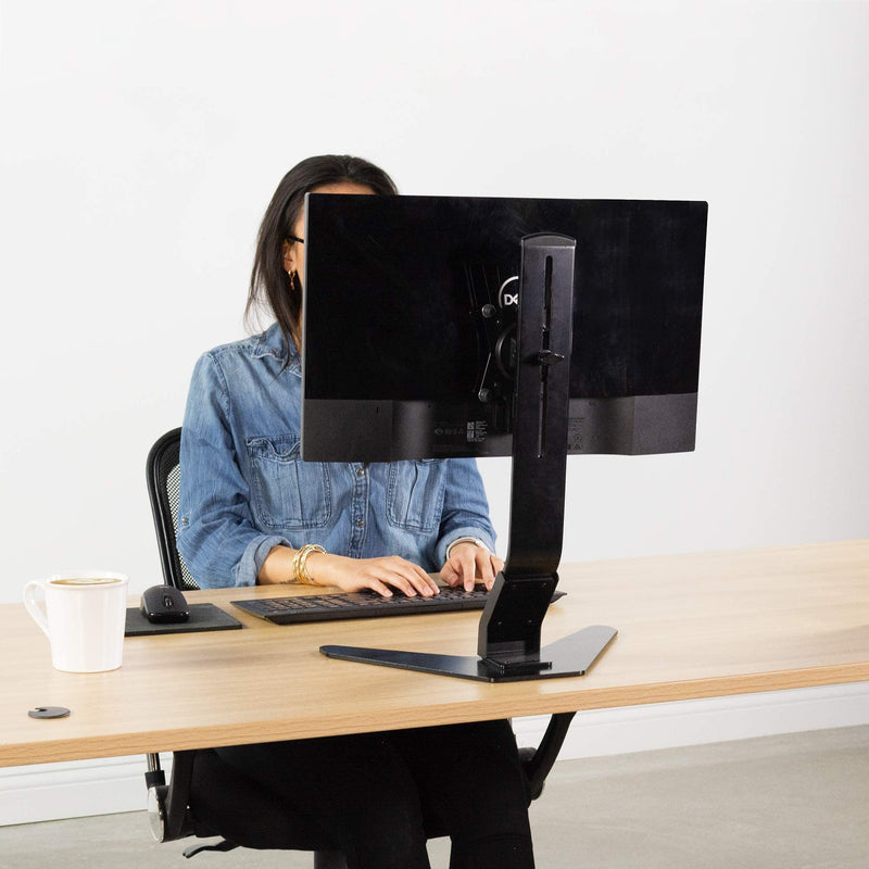 VIVO 2 Quick Attach VESA Adapters Designed for Dell Monitors S2218, S2318, S2319, S2418, S2419H, S2718, S2719, SE2419H, and More with Dual Monitor Desk Mount for 13 to 27 inch Screens