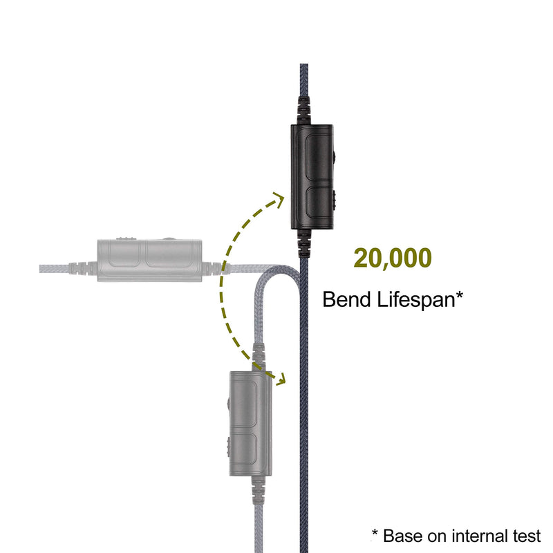 Cable Boom Microphone - Volume Control for Playstation PS4 or Xbox One Controller, PC - Boompro Gaming Mic Compatible with Audio Technica ATH-M50x, ATH-M40x, ATH-M70x Headphones(150CM) For-ATH-M40/50/70X