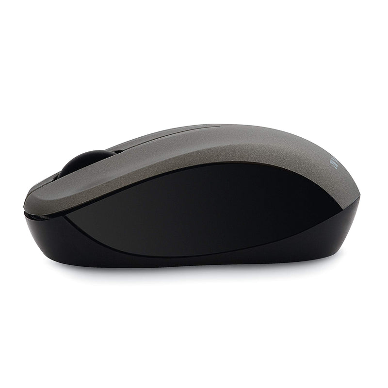 Verbatim Wireless Silent Mouse 2.4GHz with Nano Receiver - Ergonomic, Blue LED, Noiseless and Silent Click for Mac and Windows - Graphite, 1.4" x 2.3" x 3.7" Graphite Mouse