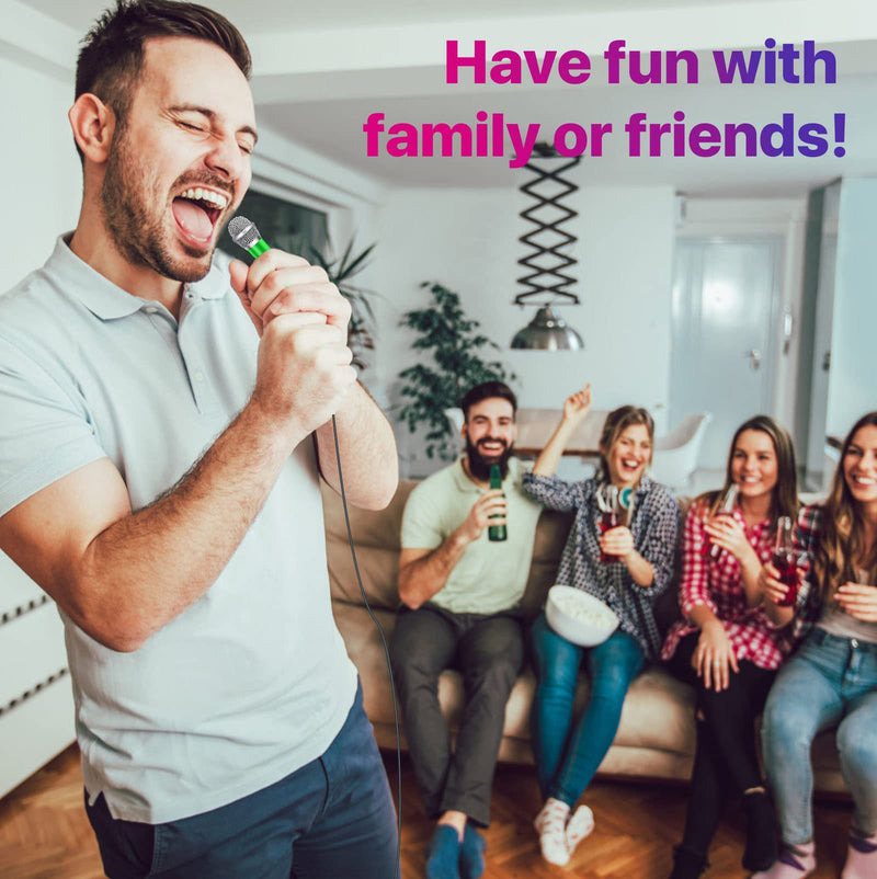 Mini Microphone,Tiny Microphone,Phone Microphone, Asmr Microphone,Mini Karaoke Microphone,forVoiceRecording Chatting and Singing on iPhone,Android,PC(Green) Green