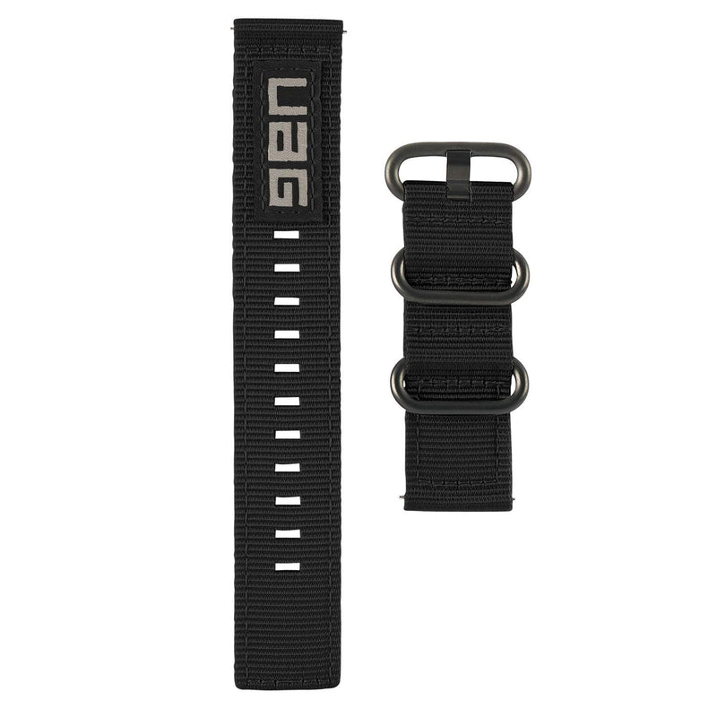 URBAN ARMOR GEAR UAG Compatible with Samsung Galaxy Watch Band - Metropolis Watch Strap Black 46mm