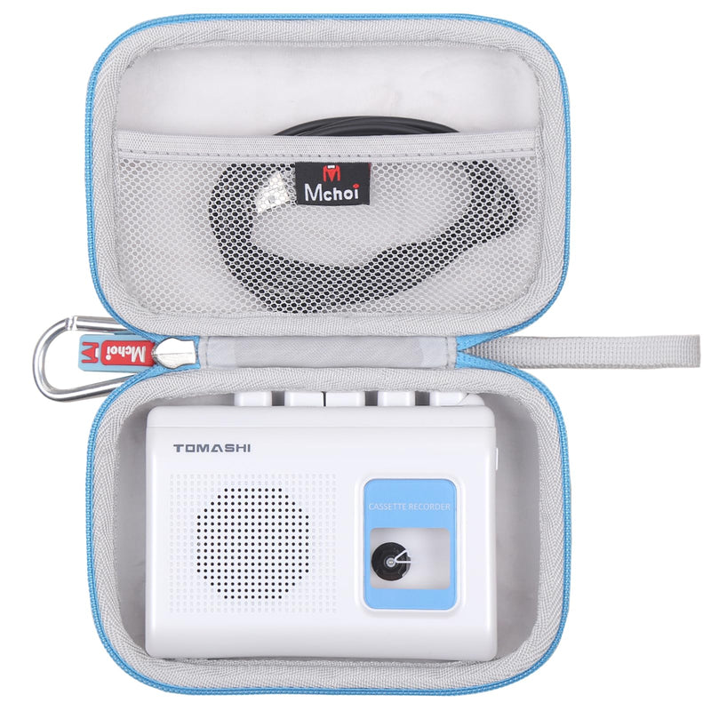 Mchoi Hard Storage Case Fits for TOMASHI Portable Cassette Player Tape Recorder Walkman, Case Only