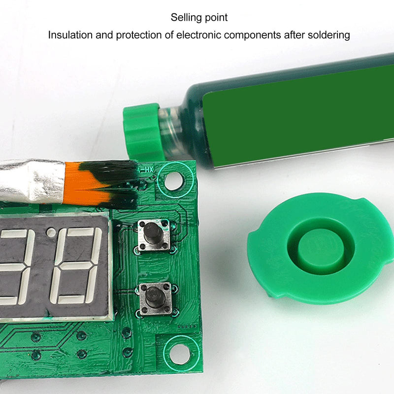 UV Solder Stop Paint, Pack of 6 10 cc UV Hardening Soldering Ink Soldering Masks Ink, Solder Mask Ink UV-Hardening Soldering Mask Ink UV-Hardening Pcb Bga Soldering Resistance Ink Prevents Corrosive