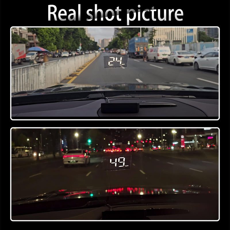 [AUSTRALIA] - Head Up Display for Car, Car HUD M2(White),Windshield Speedometer Projector with Speed, Automatic Light Sensing,Mile Speed Unit Display,Speedometer Suitable for All Car Models M2 white 
