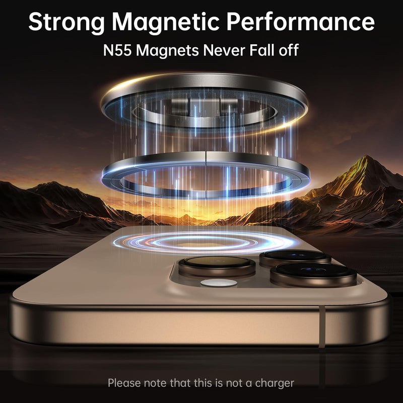 SYNCWIRE MagSafe Car Mount Bundle - 360° Rotating Magnetic Phone Holder for Car Dashboard & Tesla Screen, Strong Magnets Compatible with iPhone 16 15 14 13 Pro Max & Samsung