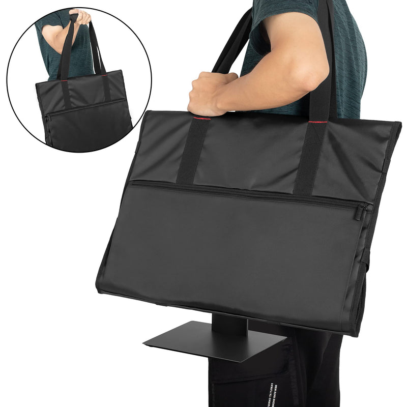 Trunab Carrying Bag for 24" LCD Screens and Monitors, With Padded Velvet Lining, Protective Monitor Travel Case Compatible With 24’’ Monitor and Accessories, Black