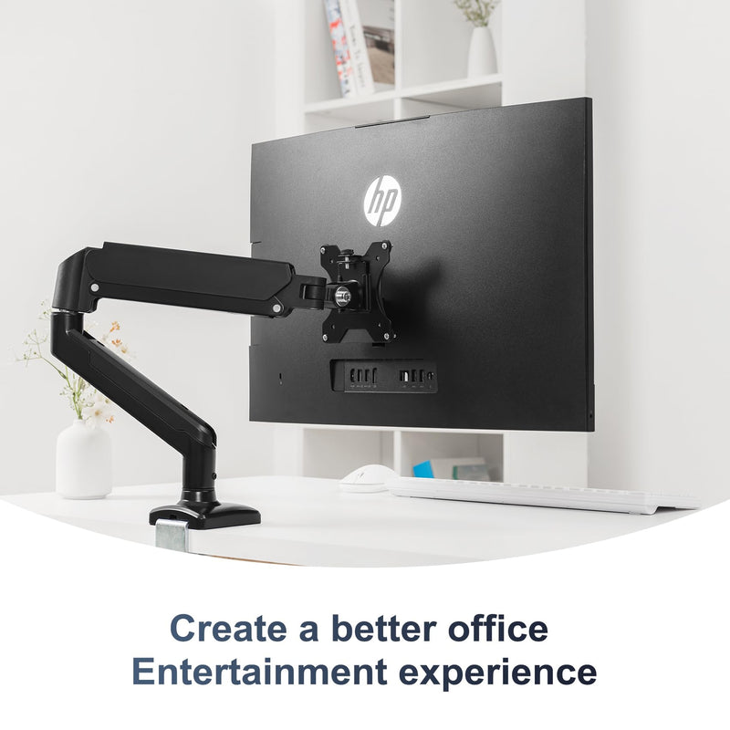 Monitor Arm/Mount VESA Bracket Adapter Compatible with HP All-in-One PC (ProOne 440 G9, 24-f0006ng) 100 * 100mm 75 * 75mm Black