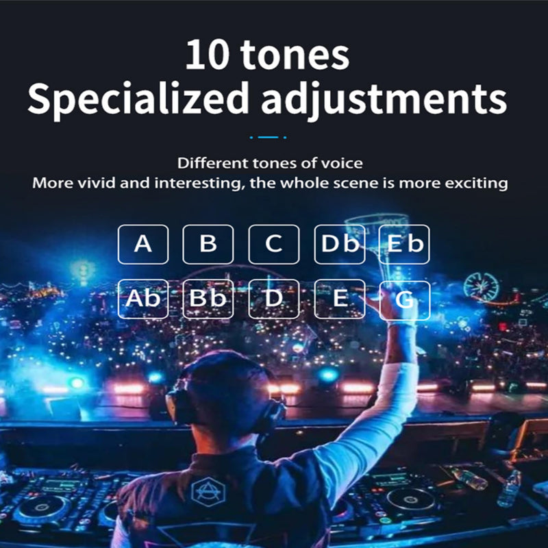 Real-Time Voice Changer with Sound Card – 8 Voice Effects, Full Accessories Included (Mini Mic, Monitor Earphone, 2 Adapters), Plug & Play, Compatible with PC, PS5, Xbox, Switch, Android & iOS