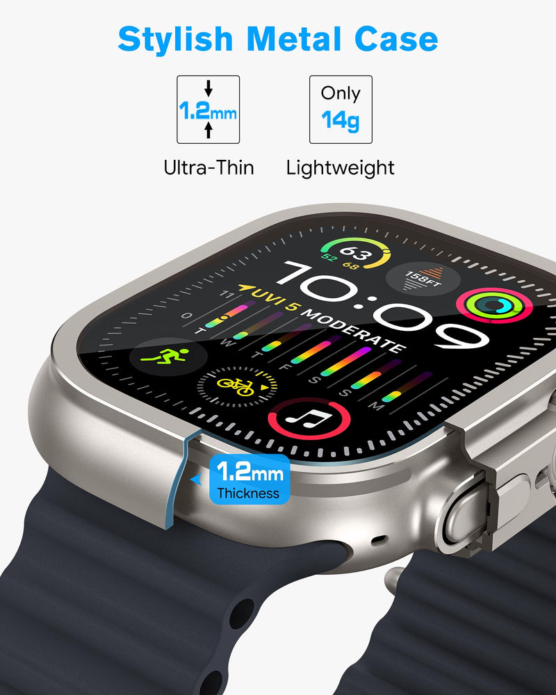 amBand Bands Case for iWatch 49mm Titanium