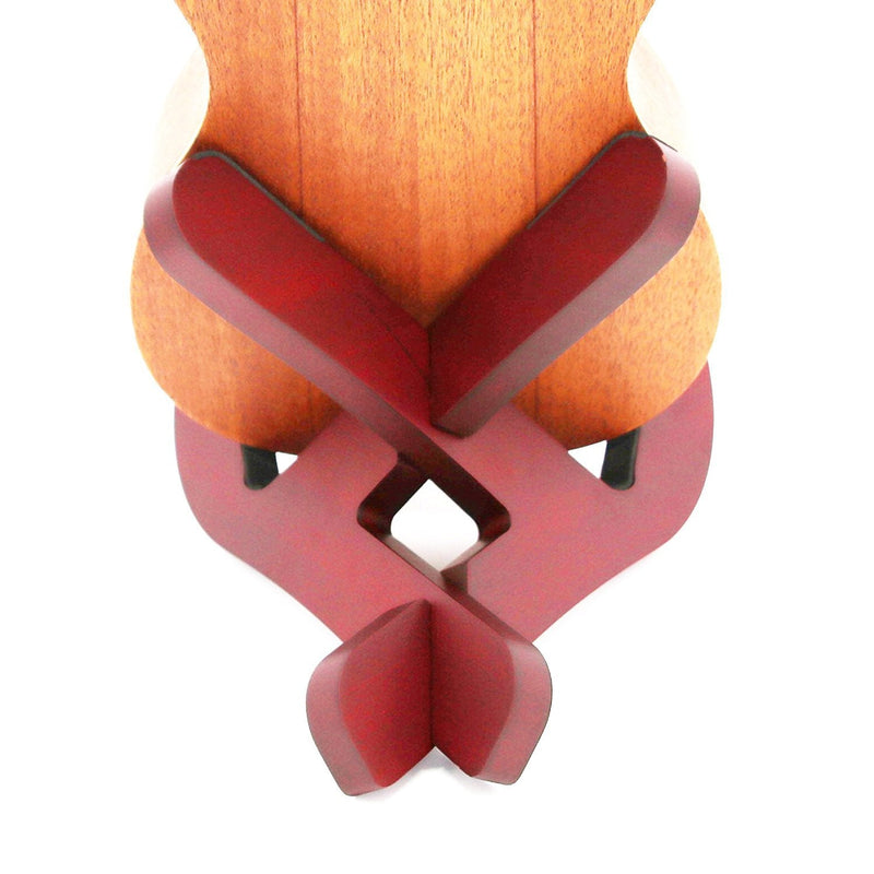 [AUSTRALIA] - Sapele Wood Guitar Stand, Wood Musical Instrument Stand for Acoustic, Classic, Electric, Bass Guitar 