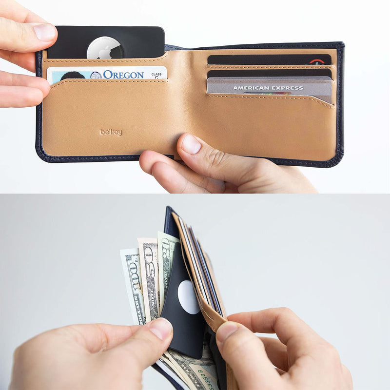 TagVault™ AirTag Wallet Holder - The Thinnest AirTag Wallet Card Insert | Flexible, Stays Hidden, Patent Pending | Elevation Lab Single