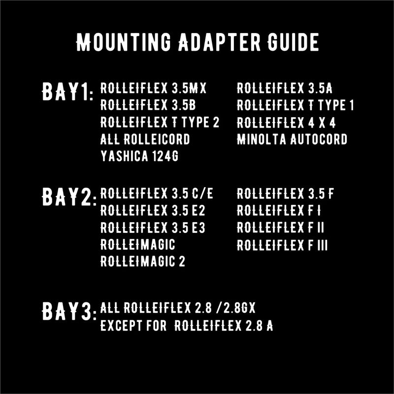 R Mount, Shoe Mount for Rollei Cameras (Bay I Bay I