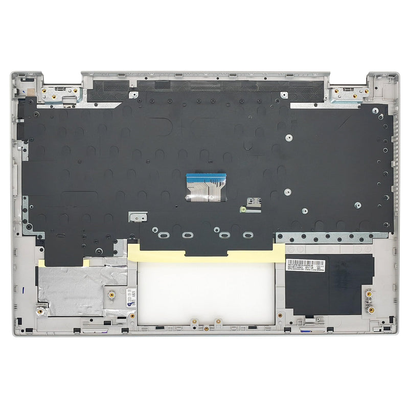 Palmrest with Keyboard for HP Pavilion x360 14-DW 14T-DW | Upper Case Top Cover Replacement,Keyboard Assembly,Gray,P/N L96526-001/L96524-001/6070B1744903