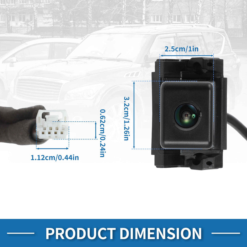 Rear View Camera for Infiniti QX56 2004-2010 Base 5.6L V8 Park Assist Backup Reverse Camera Replace No.28442-7S110/901-19908/V38740090/16606742/IN1960105
