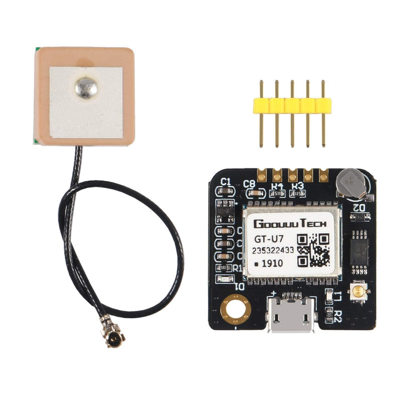 [AUSTRALIA] - 2pcs GT-U7 GPS Module Navigation Satellite Positioning Compatible with NEO-6M 51 MCU STM32 High Sensitivity Low Power Consumption High-Precision Positioning Suitable for Vehicles 2PCS 