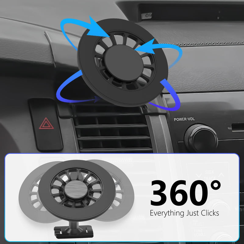 for MagSafe Tundra/Sequoia Phone Mount, Exclusive Fit for Toyota Tundra 2007-2013 and 2008-2017 Sequoia, for iPhone 17/16/15/14/13/12/Mini Series, Air Vent Toyota Tundra/Sequoia Accessories Tundra 2007-2013 Magsafe holder