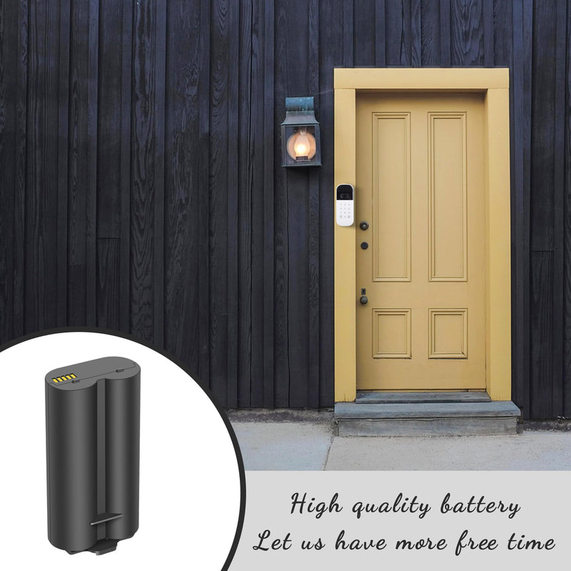 [AUSTRALIA] - 2-Pack 7000mah Battery Replacement for myQ Smart Garage Video Keypad Alarm System, Rechargeable Battery Compatible with MYQ 18650MH1-1S2P with USB-C Charging Cable, Li-ion 3.7V 25.9Wh 