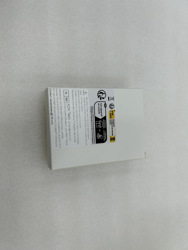 Waveshare PoE HAT (F) Compatible with Raspberry Pi 5, High Power, Onboard Cooling Fan, with Metal Heatsink, Supports 802.3af/at Network Standard