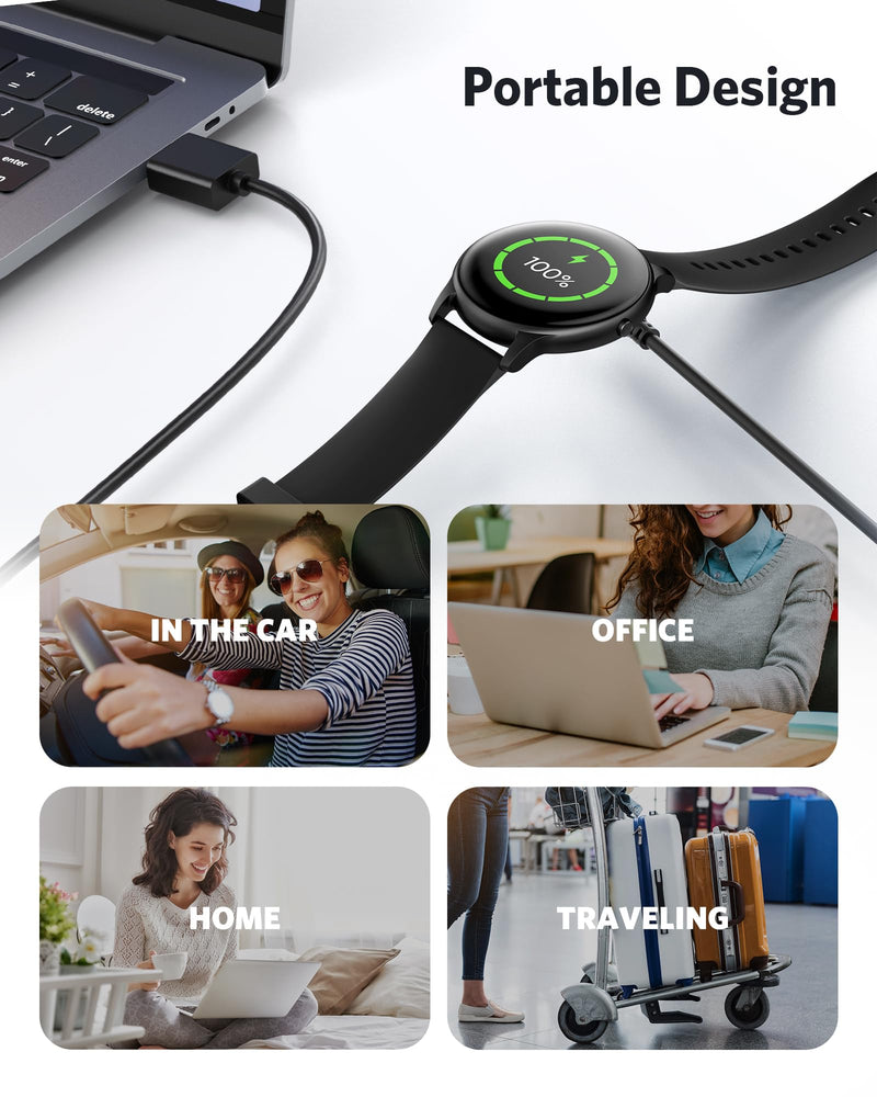 Parsonver PS01G Smart Watch with Bluetooth Call Bundle with PS01G Data Cable