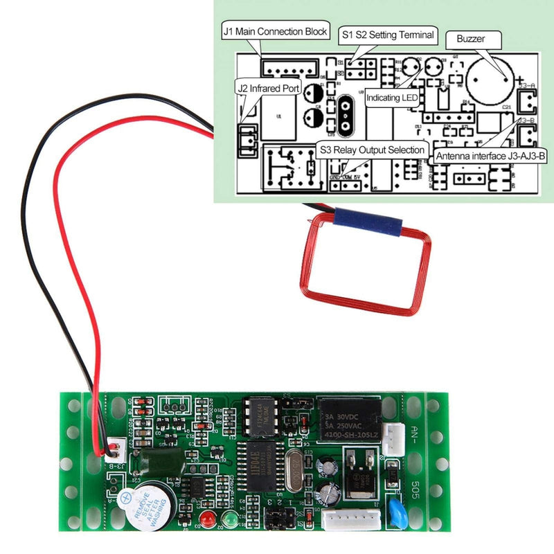 [AUSTRALIA] - Exliy 125kHz Module RFID Module, RFID Read Module Access Control Module 