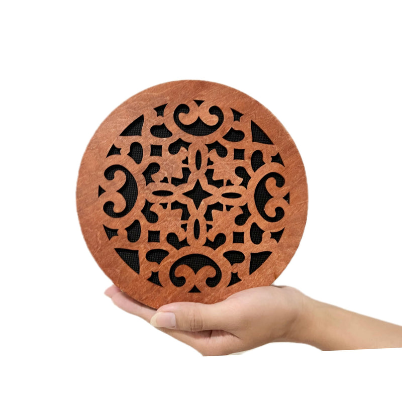 8INCH Ocean Drum,Water Stream Drum,Rain Disk "Water-Fall",Sound Healing,Onomatopoeic Wooden Drum For Performance Accompaniment 8 INCH
