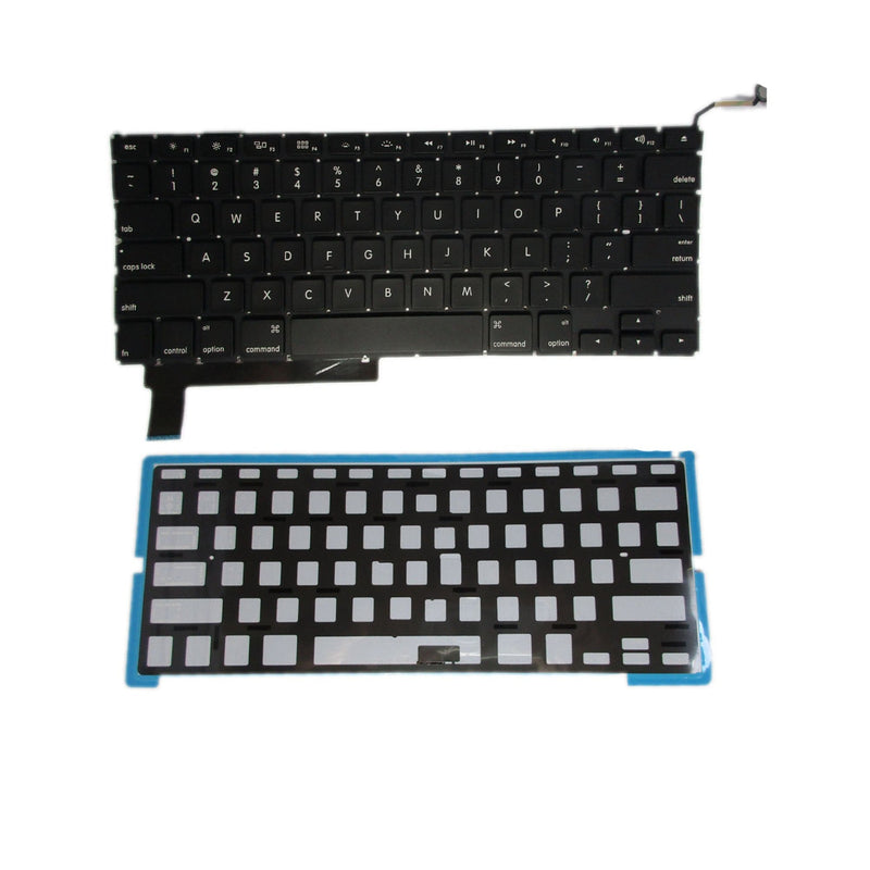 SUNMALL Keyboard Replacement with Backlight Compatible with 15.4" MacBook Pro A1286 MC118LL/A MB985LL/A MB986LL/A MC371LL/A MC372LL/A MC373LL/A MC721LL/A Series 2009 2010 2011 2012