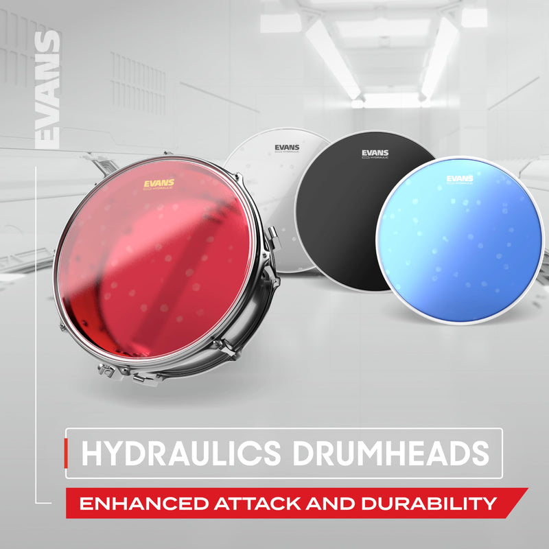[AUSTRALIA] - Evans Drum Heads - Black Chrome Tom Drumhead, 16 Inch 16-Inch 