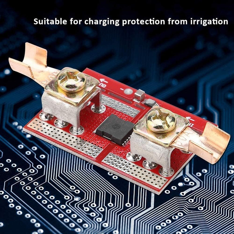 DEWIN Ideal diode, 50 A high current diodes, solar charging, anti-backflow protection board, positive low resistance for charging protection against irrigation, for parallel connection of solar cells