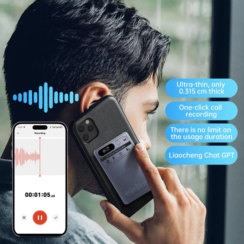 [AUSTRALIA] - AI Voice Recorder with App Control, Advanced AI Transcribe & Summarize with 64GB Memory, Note Voice Recorder, Audio Recorder for Meetings, Lectures, Interviews, Supports 118 Languages, Grey 