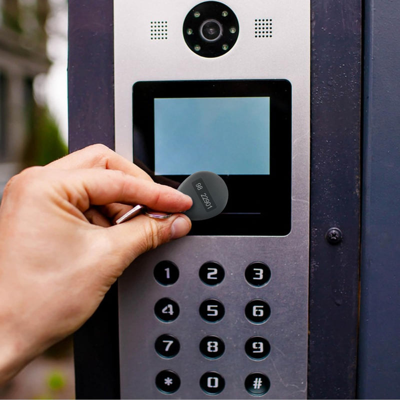 RFID Key Fobs Writable, HID 125KHZ 26 Bit Keyfobs Proximity Fob RFID Key Fob Id Card Token Tags Prox Key ISO-Prox 1346 1386 1326 H10301 Access Control Systems KeyTags (Gray,50) Gray 50