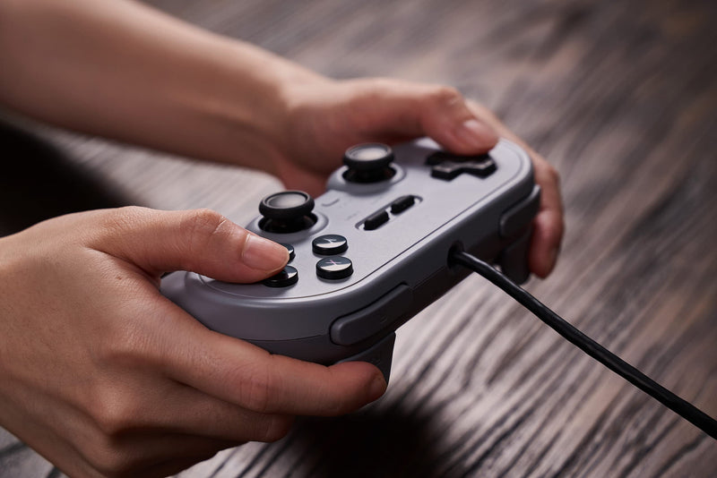 8BitDo Pro 2 Wired Controller for Switch, Windows, Android and Raspberry Pi(Gray Edition) Gray Edition