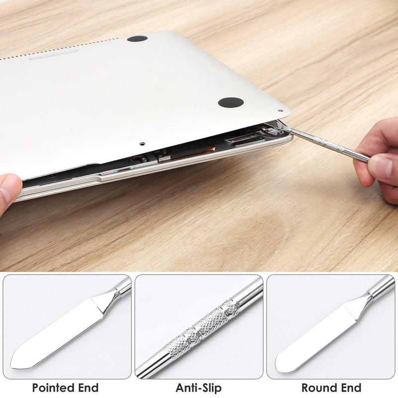 STREBITO Spudger Pry Tool Kit 12 Piece Opening Tool, Metal & Plastic Spudger Tool Kit, Prying Cleaning & Open Tool for iPhone, Laptop, iPad, Cell Phone, MacBook, Tablet, Computer, PS4, Electronics 12 in 1
