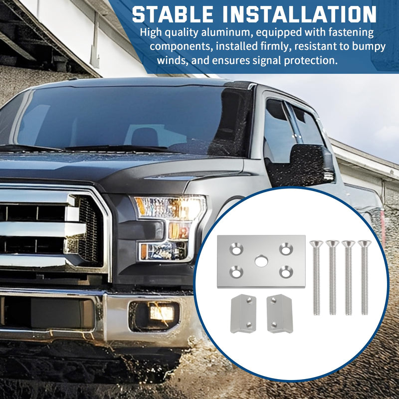 [AUSTRALIA] - Stake Pocket Antenna Mount Bracket for CB HAM Radio - Fits for Ford F-Series Chevy Silverado Ram 1500/2500/3500 Toyota Tundra & Breedlove Mounts 