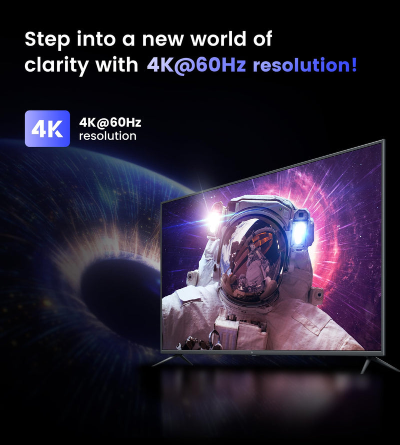 [AUSTRALIA] - avedio links 4K 60Hz HDMI Audio Extractor Converter SPDIF + L/R Stereo 3.5mm Out, HDMI2.0 HDCP2.2 Dolby Digital/DTS/Dolby Vision HDR for Fire Stick, Blu-Ray Player 4K 60Hz Black 