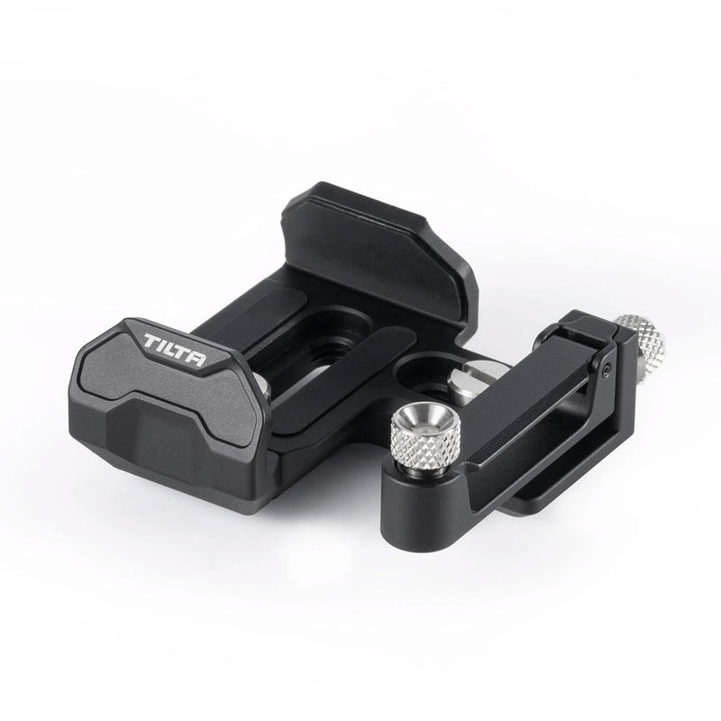 Tilta Universal SSD Drive Holder V2 - Black | Compatible with Most Camera Cages via 1/4"-20 Threads | Extendable Cable Clamp | Rubber Protection | Lightweight, Durable, & Portable Version 2