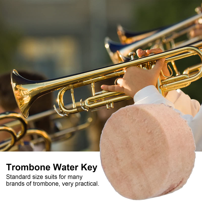 Trombone Water Key, Cork Pad Durable Spit Valve for Replacement